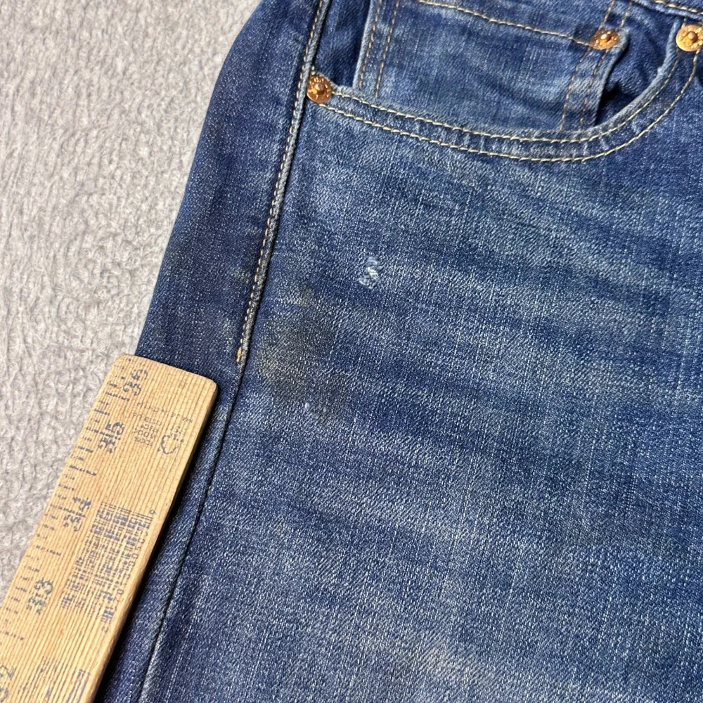 Levi's 527 Jeans Mens 32x30 (33x29) Blue Slim Bootcut Stretch Medium Wash Denim